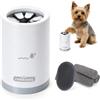 Nobleza Set Pulitore Zampe Cane, Pulisci Zampe Portatile con 3 Asciugamani in Microfibra e 1 Spazzola per Toelettatura in Silicone, Kit di Pulizia e Cura per Cani di Taglia Piccola