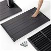 AREBOS Elemento da Pavimento per Doccia da Giardino | Antiscivolo e Impermeabile | Piastra in PVC | Compatibile con Viti | Resistente alle intemperie e Stabile | Ideale per Doccia Solare, terrazzo