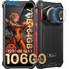Android 13 Smartphone Robusto, 7GB+64GB /1TB Telefono Di Chiamata Robusto 10600M