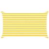 vidaXL Vela da ombra solare Giallo e Bianco 3,5 x 2 m