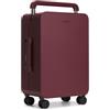 TUPLUS Valigia da viaggio rigida in ABS leggero da 50,8 cm, con maniglia larga, ruote girevoli TSA, serratura a combinazione TSA, serie Balance 2.0, Rosso mirtillo rosso, Carry-On 20'', Minimalista