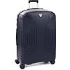 Roncato YPSILON 4.0 Trolley Rigido Grande 78 cm, espandibile con zip, 4 ruote - Blu Notte
