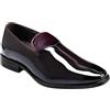 YFFUSHI Loafers Uomo Pelle Verniciata Lucida Scarpe da Cerimonia Senza Lacci per Matrimonio Ufficio Guida, Rosso, 41 EU