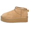 Colors of California Platfrom winter boot in suede BLA - BLACK 36