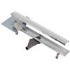 Nordona canaletta doccia Complete Basic, inox, scarico centrale, 120 cm