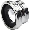 Springwillfly Adattatore per rubinetto aeratore in metallo per distribuzione uniforme dell'acqua (18 mm-22 mm (esterno))