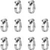 VARIOSAN Set di fascette stringitubo 13613, 10 pezzi, campo di serraggio 12-22 mm, larghezza banda 9 mm, W4 (acciaio inossidabile/V2A)