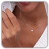 Handmade 925 Mini perla Collane di fascino per sposa sposa gioielli da Futuro signora collana argento sterling