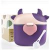 Aolso Dosatore per Latte in Polvere, 230g Dispenser di Polvere Formula, Dispenser di Latte in Polvere Sigillato per Neonati, Cereali, Frutta, Contenitore per Alimenti Portatile (Viola)