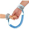 Cycayit Cinghia da polso di sicurezza per bambini da 2,5 m, guinzaglio da polso con rotazione a 360° con chiave, laccio retrattile con cavo in acciaio inossidabile 304, ifor viaggi, shopping, parco e luoghi