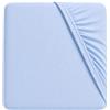 Dudu N Girlie - Lenzuolo con angoli in jersey di cotone, 100 x 50 cm, colore: Blu