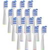 KongKay 16 testine di ricambio Tri-Zone compatibili con spazzolini elettrici Oralb, testine EB30 per Oralb Trizone, Gentle Everyday Clean