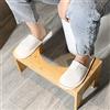 WSIKGHU Toiletten Hock Stoolie Toilet Sgabello da cacca per adulti, pieghevole, in bambù e legno, 45 x 25 x 22,5 cm