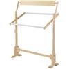 GOTOTOP Supporto per Ricamo Regolabile Girevole 360° con Cornice, Cavalletto da Tavolo per Punto Croce, in Legno di Pino e PVC - Grande Dimensioni 104 x 40 x 88 cm