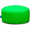 Bruni Pouf Rotondo M Verde - Pouf poggiapiedi per interni ed esterni, Sgabello a sacco con imbottitura in perle EPS, Cuscino rotondo da Yoga e meditazione, Fodera lavabile