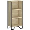 vidaXL Scaffale in legno di ingegneria rovere Sonoma 50 x 31 x 106 cm, libreria, mensola, libreria, scaffale, armadio