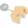Cabilock Clip per Foto in Legno Beige a Forma di Animale, Portafoto Elegante e Funzionale per Ufficio e Casa, per Biglietti da Visita e Messaggi