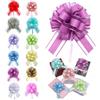 Chexin Grandi fiocchi da regalo, 36 pezzi fiocchi da regalo colorati con nastri da regalo metallici, Gift Bows Large, fiocco a strappo ø 18cm, Pull Bögen, fiocchi decorativi per confezionamento matrimonio
