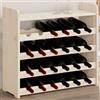 Rantry Portavini Pannello Superiore 67,5x25x60 cm Legno Massello Pino Mobili, Portabottiglie Vino, Cantinetta Vino, Porta Bottiglie di Vino, Porta Vini, Mobiletto Portavini