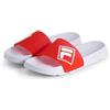 FILA Morro bay Lugo, Sandali scorrevoli Uomo, Rosso Bianco, 42 EU
