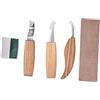 UPKOCH 5 Pz scalpello da sgorbia per legno coltello a scalpello da intaglio a mano kit per intagliare il legno strumento da falegname Manuale attrezzo suite