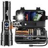 Shadowhawk Torcia LED Potente Professionale Ricaricabile 1000000 Lumens