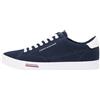 Tommy Hilfiger Uomo Vulc Core RWB Long Lace Cvs FM0FM05813 Low Top, Blu (Desert Sky), 11