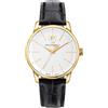 Philip Watch Orologio Uomo, Tempo, Data, Analogico, 40 mm, Collezione ANNIVERSARY, Cinturino in Pelle - R8251150011
