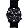 MWC Dephtmaster 1000mt 24H Automatico Acciaio PVD Nero Zaffiro Ceramica Datario Diver Tessuto Militare Uomo Orologio