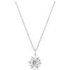 Einzelstück® Collana con mini ciondolo a forma di sole, in argento Sterling 925, con sole, oro 14 carati, placcato oro rosa, con zirconi, Argento sterling