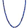 BERGERLIN Collana di lapislazzuli blu scuro - catena blu - oro - XS-S