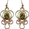 Meadows Peridoto Gemma Pendente Orecchino Gioielli 925 Sterling Argento Oro Rosa Placcatura ER101-1019