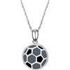 GW Collana con Ciondolo da Calcio 3D per Uomini Donne Gioielli Alla Moda Regali di Compleanno per Figlio Figlia Regalo per La Festa del Papà