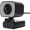 Denash Webcam USB 4K Videocamera Web HD Fotocamera per Computer con Obiettivo Grandangolare Compensazione della Scarsa Illuminazione Microfono con Riduzione del Rumore per Laptop