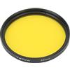 Dioche Filtri e Accessori Filtro per Obiettivo a Colori da 55 Mm Filtro per Fotocamera Digitale in Vetro Ottico Filtro per Obiettivo Fotografico Ad Alta Definizione (Giallo)