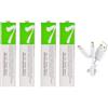 Denash AAA Lithium -ion Batteria della Pastella Braharble Pratica Carico USB Adatto per Spazzolini da Denti da Denti da da da da da da da da 750 MAH