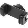 GALPADA Phone Tripod Mount, Phone Clip per Treppiede, Supporto Smartphone in Plastico Nero Filettatura 1/4, Antiscivolo, per Fotografia e Live Streaming, per Content Creator