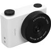 Denash Fotocamera Digitale per Adolescenti Videocamera HD 720P con Messa a Fuoco Automatica a Doppio Obiettivo da 2 MP Schermo da 1,54 Pollici con 6 Filtri Scheda di Memoria da 32 (White)