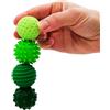 ONO Signets - Sfere magnetiche in silicone con fossette, urti e onde, divertenti da giocare con fidget toy per adulti, aiutano ad alleviare stress, ansia, tensione (smeraldo, 4 pezzi)