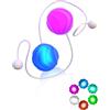POILOVES LED-Poi-Bälle - 9 Modalità di Illuminazione con Luce Arcobaleno & Respirante, Palle da Giocoleria Luminose per Bambini & Principianti - Giocattolo Luminoso USB Ricaricabile per Giochi