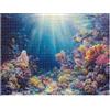ZZGBDWOU Puzzle 4000 Pezzi fondale marino & Corallo Puzzle in Legno Durevole 1T#300