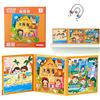 shineFinder Puzzle Magnetici - giochi da viaggio per bambini da 3 4 5 anni - per l'occupazione in aereo/viaggio in auto dei bambini (1pcs, Passo3 | Vacanza)