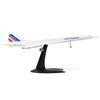 QIYUMOKE Aeroplano Concorde in Metallo pressofuso in scala 1:200 - Edizione Air France | IDeale da Collezione e Regalo per Gli Appassionati di Aviazione