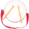 ERINGOGO Kids Drum Giocattolo Doppia Faccia in Pvc Legno e Tessuto Decorazioni | Percusioni Ragazzo Ragazza, Batteria Giocattolo, Tamburo Bimbo, Strumento Musicale