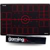 The Gaming Mat Company Tappetini da gioco Pokémon per 2 giocatori, 28 x 18 x 0,16. Tappetino da battaglia nero e rosso, compatibile con il GCC Pokémon e stadio per giochi Pokémon.