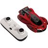 RED5 Super Car Arrampicata Muri Rossa, Macchina Telecomandata Antigravità, Guida su Soffitto e Pareti, Luci LED, Ricaricabile USB, Giocattolo Innovativo Regalo Bambini 8+ Anni