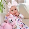 WEQNT Bambole Reborn Realistica, 50 cm, Morbido Vinile, con Accessori Completi, Ideale Come Regalo per Bambini