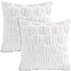 Huahuanghui 2 Pezzi Fodera per Cuscino Autunnale con Zucca 45x45cm Fodere per Cuscino Decorative in Morbido Peluche Fodera per Cuscino Autunnale Biancheria da Letto per Soggiorno Divano Giardino