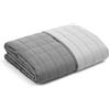 Caleffi 49198 Microfibra Modern Copriletto Primaverile per Matrimoniale Letto, Grigio (5258)