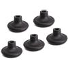 OfficeWorld Range Set di 5 feltrini per sedia da ufficio, sedie girevoli, di alta qualità, certificati TÜV&GS, portata fino a 30 kg per scorrevole, diametro penna: Ø 10 mm
